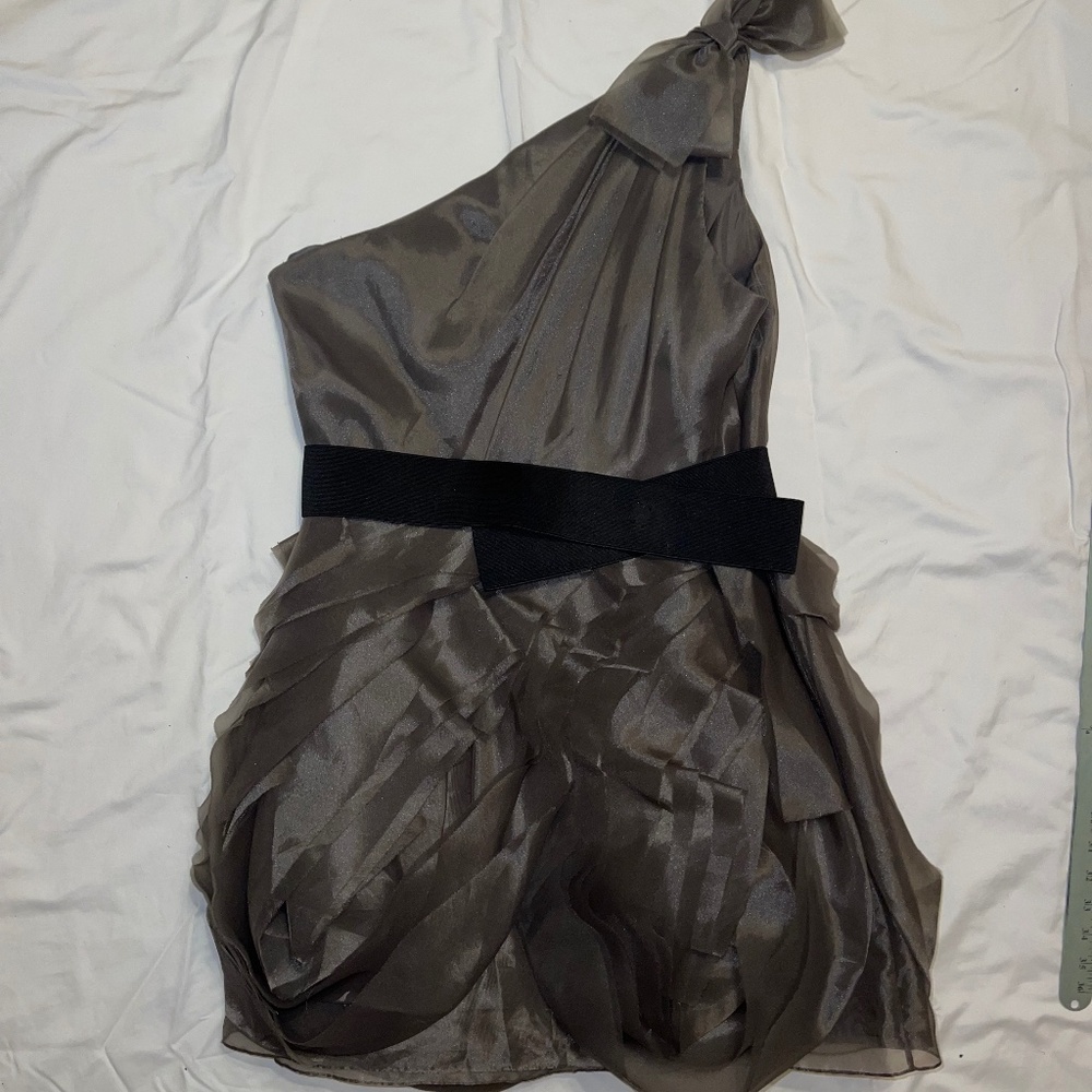 Gray cocktail dress